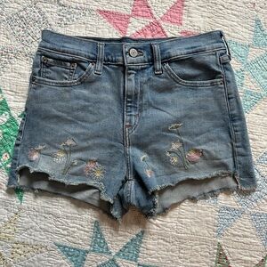 Levi’s Embroidered Denim Women Shorts Sz 29